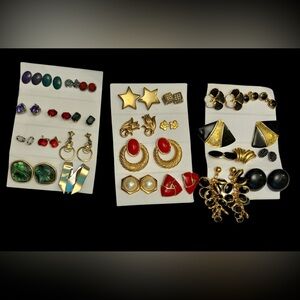 Vintage earring lot